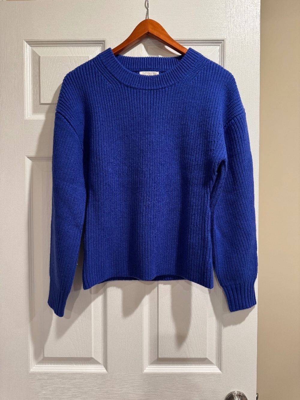 J. Crew Royal Blue Crewneck Sweater
